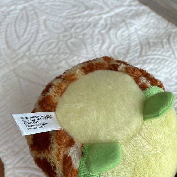 TY Beanie Ballz Zoom the Turtle Small Plush Stuffed Ball Toy - Picture 6 of 6